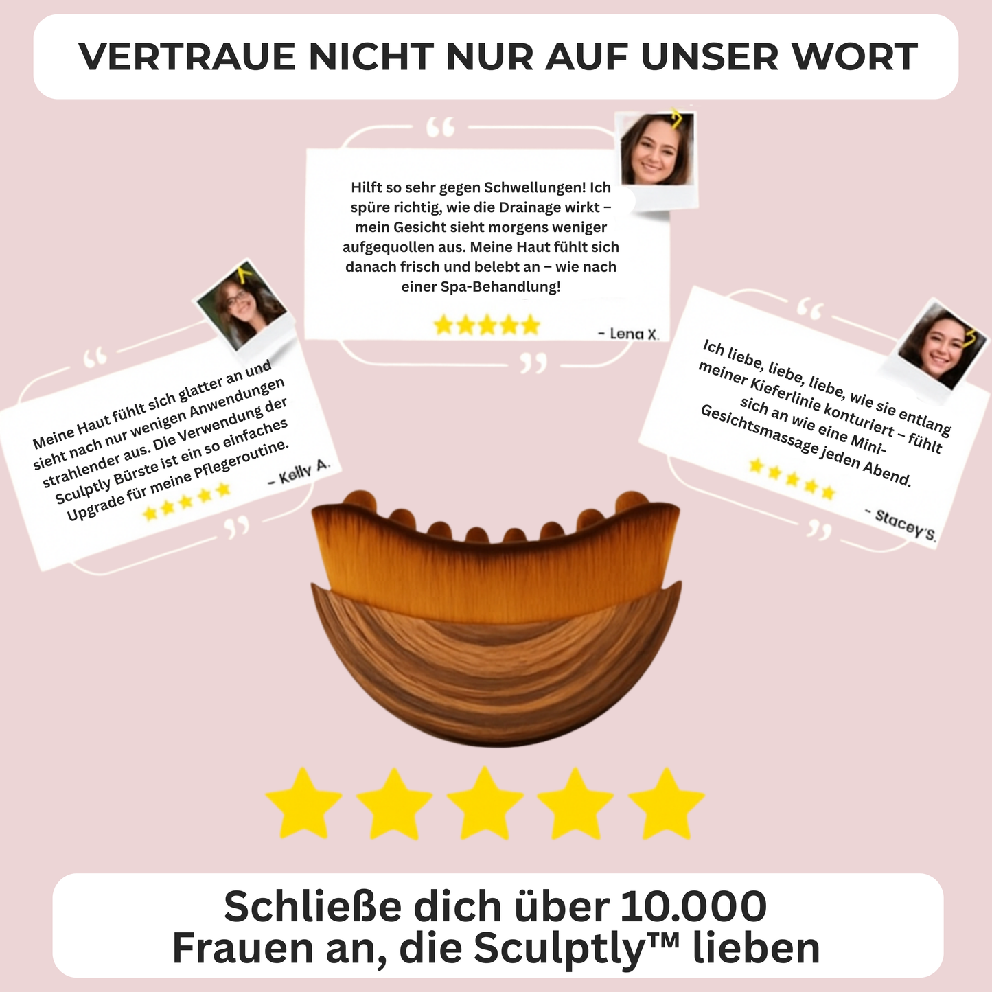 Sculptly™ – Lymphdrainage Gesichtsbürste für definierte Konturen