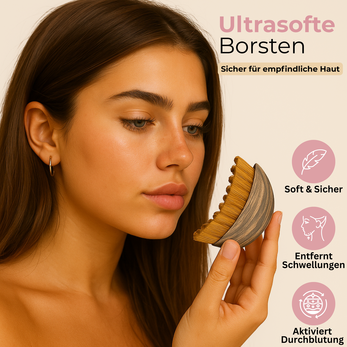 Sculptly™ – Lymphdrainage Gesichtsbürste für definierte Konturen