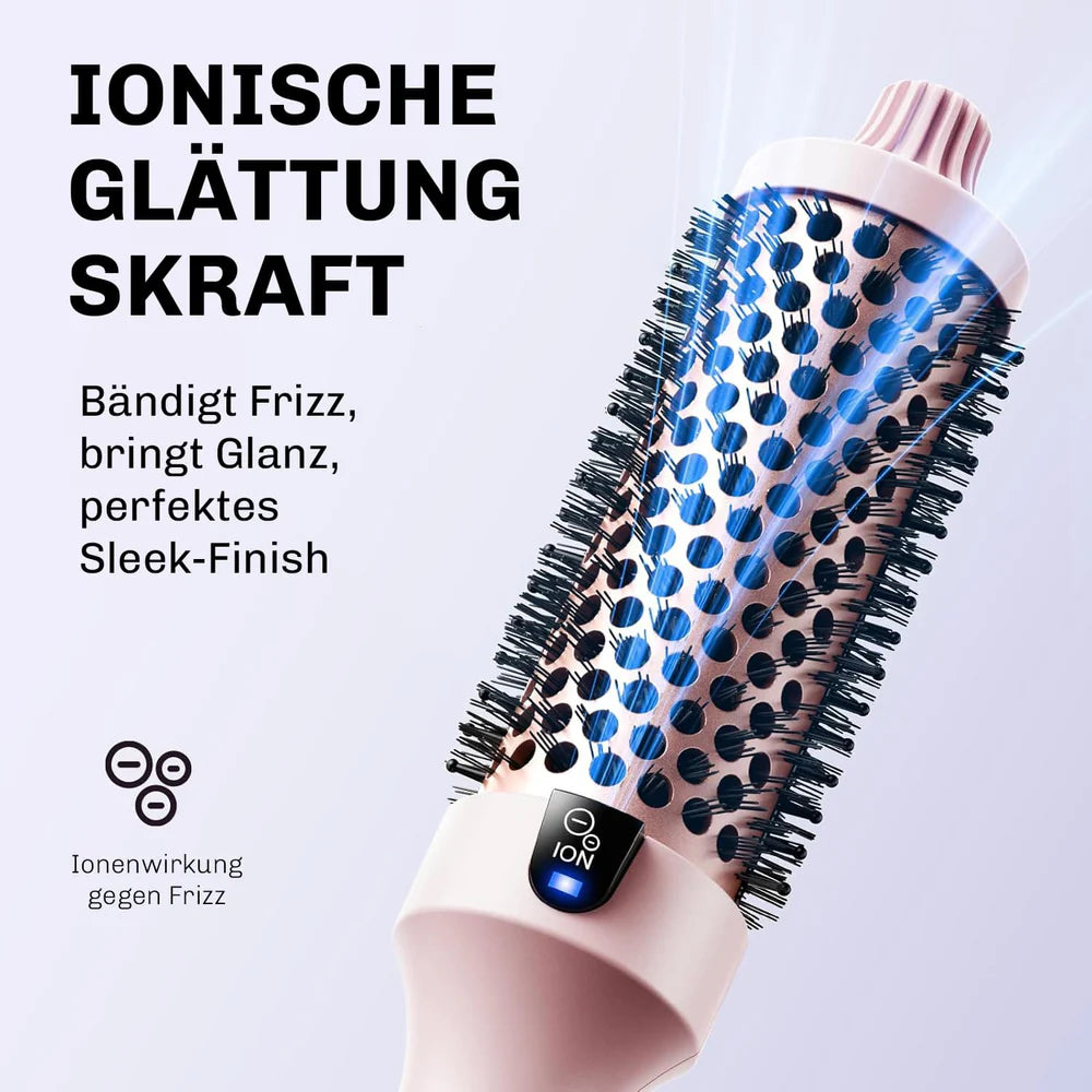 Bouncify™ – Premium Warmluftbürste für mühelose Blowouts, traumhafte Locken & Volumen