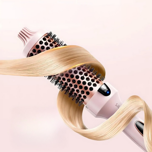 Bouncify™ – Premium Warmluftbürste für mühelose Blowouts, traumhafte Locken & Volumen