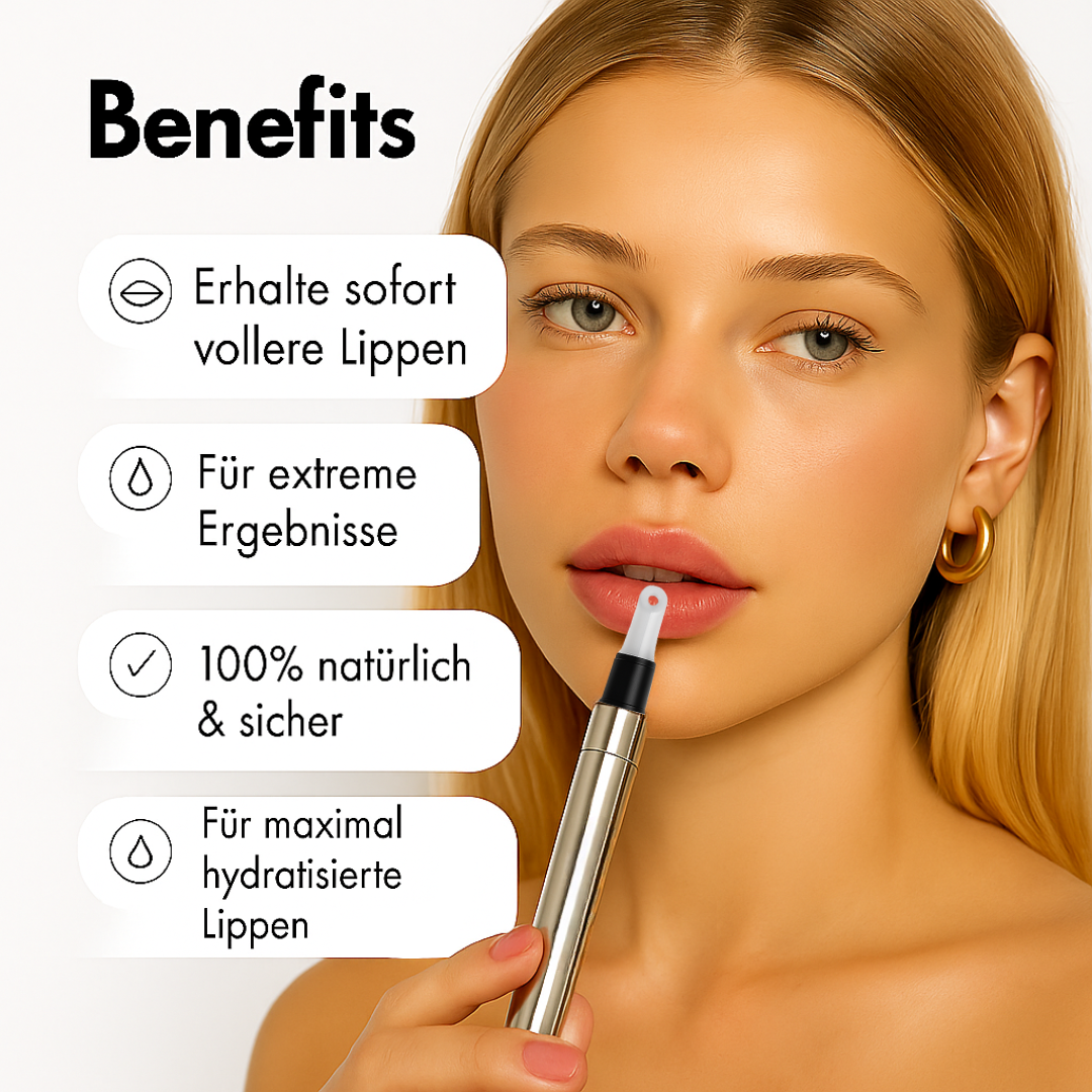 Flushy™ - Extreme Lip Plumper | Lippen-Booster für maximales Volumen & Sofort Effekt